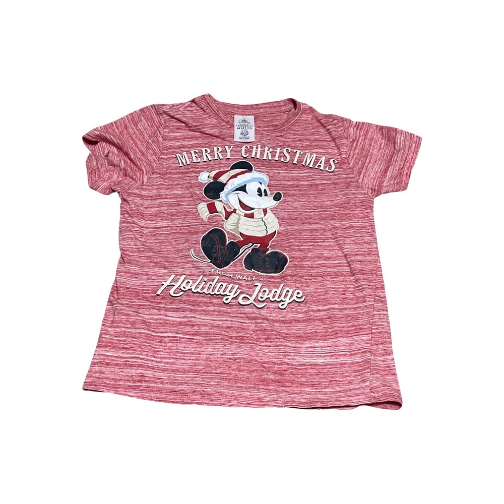 Disney Red Mickey Mouse Short Sleeve Tee